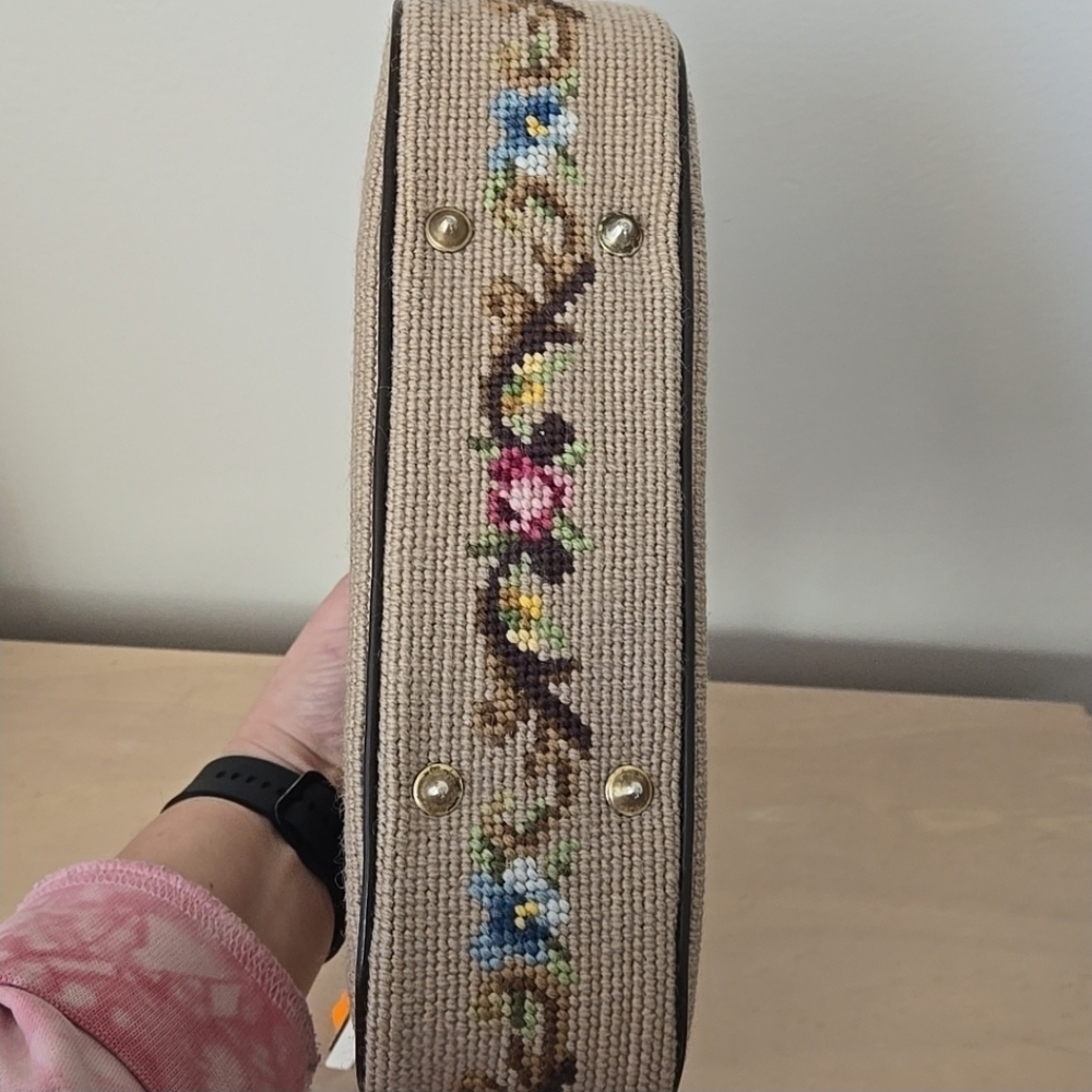 Vintage Petit Point Needlework Purse - Picture 6 of 10